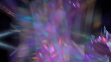 Fantezi kaotik renkli fraktal desen. Soyut Fraktal şekiller. 3D render resimde arka plan veya duvar kağıdı