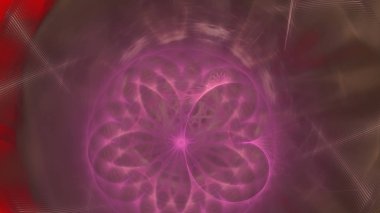 Fantezi kaotik renkli fraktal desen. Soyut Fraktal şekiller. 3D render resimde arka plan veya duvar kağıdı