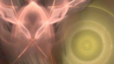 Fantezi kaotik renkli fraktal desen. Soyut Fraktal şekiller. 3D render resimde arka plan veya duvar kağıdı