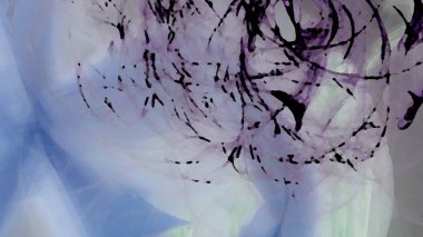 Fantezi kaotik renkli fraktal desen. Soyut Fraktal şekiller. 3D render resimde arka plan veya duvar kağıdı