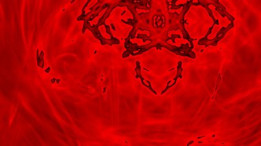 Fantezi kaotik renkli fraktal desen. Soyut Fraktal şekiller. 3D render resimde arka plan veya duvar kağıdı