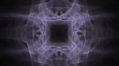 Fantezi kaotik renkli fraktal desen. Soyut Fraktal şekiller. 3D render resimde arka plan veya duvar kağıdı