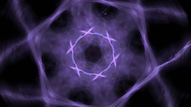 Fantezi kaotik renkli fraktal desen. Soyut Fraktal şekiller. 3D render resimde arka plan veya duvar kağıdı