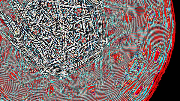 Fantasie chaotische kleurrijke fractale patroon. Abstracte fractale vormen. 3D rendering afbeelding achtergrond of behang — Stockfoto