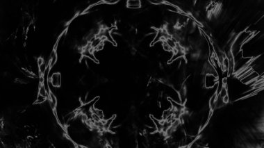 Fantezi kaotik renkli fraktal desen. Soyut Fraktal şekiller. 3D render resimde arka plan veya duvar kağıdı