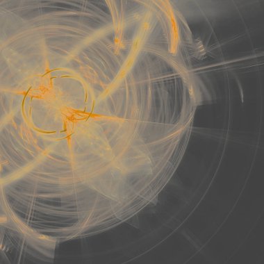 Fantezi kaotik renkli fraktal desen. Soyut Fraktal şekiller. 3D render resimde arka plan veya duvar kağıdı