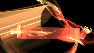 Fantezi kaotik renkli fraktal desen. Soyut Fraktal şekiller. 3D render resimde arka plan veya duvar kağıdı