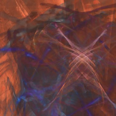 Fantezi kaotik renkli fraktal desen. Soyut Fraktal şekiller. 3D render resimde arka plan veya duvar kağıdı