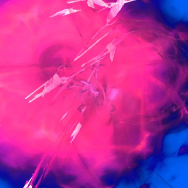 Fantezi kaotik renkli fraktal desen. Soyut Fraktal şekiller. 3D render resimde arka plan veya duvar kağıdı