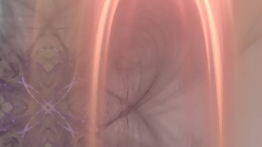 Fantezi kaotik renkli fraktal desen. Soyut Fraktal şekiller. 3D render resimde arka plan veya duvar kağıdı