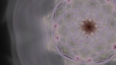 Fantezi kaotik renkli fraktal desen. Soyut Fraktal şekiller. 3D render resimde arka plan veya duvar kağıdı