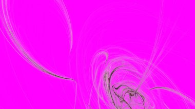 Fantezi kaotik renkli fraktal desen. Soyut Fraktal şekiller. 3D render resimde arka plan veya duvar kağıdı