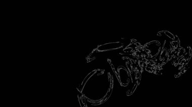 Fantezi kaotik renkli fraktal desen. Soyut Fraktal şekiller. 3D render resimde arka plan veya duvar kağıdı