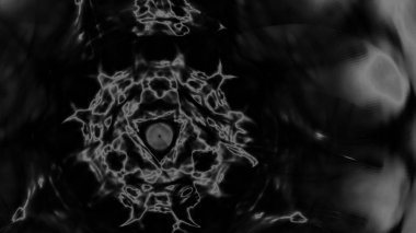 Fantezi kaotik renkli fraktal desen. Soyut Fraktal şekiller. 3D render resimde arka plan veya duvar kağıdı