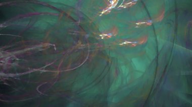 Fantezi kaotik renkli fraktal desen. Soyut Fraktal şekiller. 3D render resimde arka plan veya duvar kağıdı