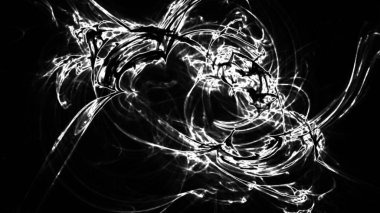 Fantezi kaotik renkli fraktal desen. Soyut Fraktal şekiller. 3D render resimde arka plan veya duvar kağıdı