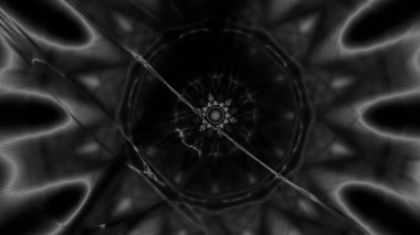 Fantezi kaotik renkli fraktal desen. Soyut Fraktal şekiller. 3D render resimde arka plan veya duvar kağıdı