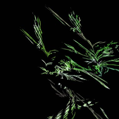 Fantezi kaotik renkli fraktal desen. Soyut Fraktal şekiller. 3D render resimde arka plan veya duvar kağıdı