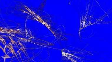 Fantezi kaotik renkli fraktal desen. Soyut Fraktal şekiller. 3D render resimde arka plan veya duvar kağıdı