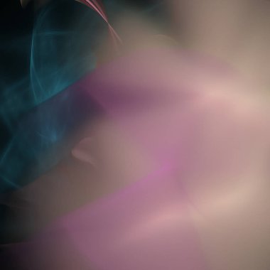 Fantezi kaotik renkli fraktal desen. Soyut Fraktal şekiller. 3D render resimde arka plan veya duvar kağıdı