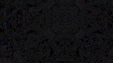 Fantezi kaotik renkli fraktal desen. Soyut Fraktal şekiller. 3D render resimde arka plan veya duvar kağıdı