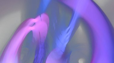 Fantezi kaotik renkli fraktal desen. Soyut Fraktal şekiller. 3D render resimde arka plan veya duvar kağıdı