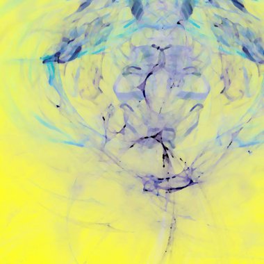 Fantezi kaotik renkli fraktal desen. Soyut Fraktal şekiller. 3D render resimde arka plan veya duvar kağıdı