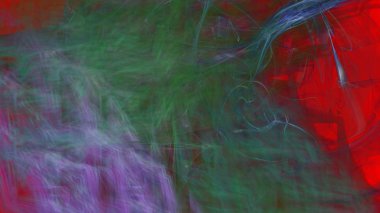 Fantezi kaotik renkli fraktal desen. Soyut Fraktal şekiller. 3D render resimde arka plan veya duvar kağıdı