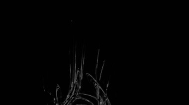 Fantezi kaotik renkli fraktal desen. Soyut Fraktal şekiller. 3D render resimde arka plan veya duvar kağıdı