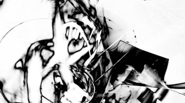 Fantezi kaotik renkli fraktal desen. Soyut Fraktal şekiller. 3D render resimde arka plan veya duvar kağıdı