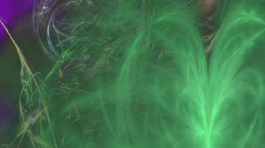 Fantezi kaotik renkli fraktal desen. Soyut Fraktal şekiller. 3D render resimde arka plan veya duvar kağıdı