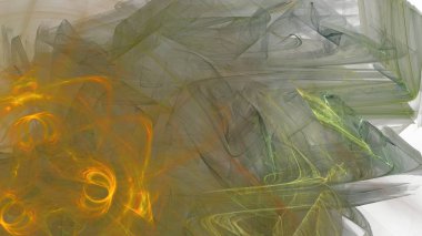 Fantezi kaotik renkli fraktal desen. Soyut Fraktal şekiller. 3D render resimde arka plan veya duvar kağıdı