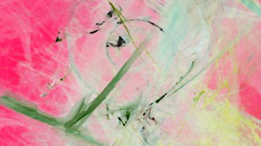 Fantezi kaotik renkli fraktal desen. Soyut Fraktal şekiller. 3D render resimde arka plan veya duvar kağıdı