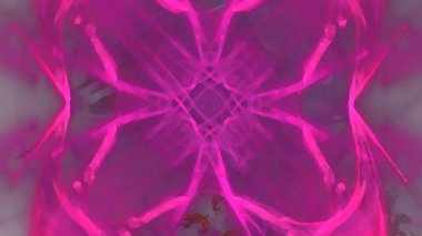 Fantezi kaotik renkli fraktal desen. Soyut Fraktal şekiller. 3D render resimde arka plan veya duvar kağıdı