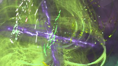 Fantezi kaotik renkli fraktal desen. Soyut Fraktal şekiller. 3D render resimde arka plan veya duvar kağıdı