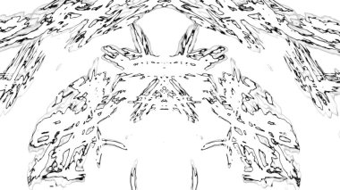 Fantezi kaotik renkli fraktal desen. Soyut Fraktal şekiller. 3D render resimde arka plan veya duvar kağıdı