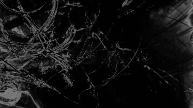 Fantezi kaotik renkli fraktal desen. Soyut Fraktal şekiller. 3D render resimde arka plan veya duvar kağıdı