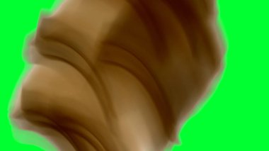 Fantezi kaotik renkli fraktal desen. Soyut Fraktal şekiller. 3D render resimde arka plan veya duvar kağıdı