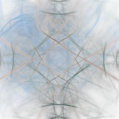 Fantezi kaotik renkli fraktal desen. Soyut Fraktal şekiller. 3D render resimde arka plan veya duvar kağıdı