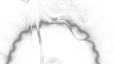 Fantezi kaotik renkli fraktal desen. Soyut Fraktal şekiller. 3D render resimde arka plan veya duvar kağıdı