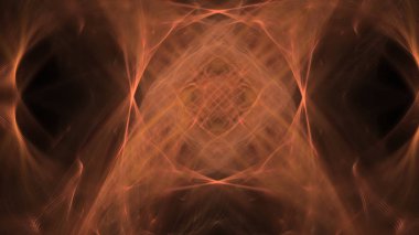 Fantezi kaotik renkli fraktal desen. Soyut Fraktal şekiller. 3D render resimde arka plan veya duvar kağıdı