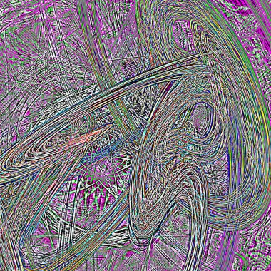 Fantezi kaotik renkli fraktal desen. Soyut Fraktal şekiller. 3D render resimde arka plan veya duvar kağıdı