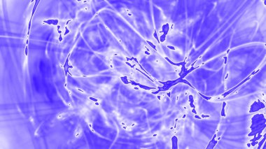 Fantezi kaotik renkli fraktal desen. Soyut Fraktal şekiller. 3D render resimde arka plan veya duvar kağıdı