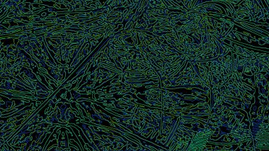 Fantezi kaotik renkli fraktal desen. Soyut Fraktal şekiller. 3D render resimde arka plan veya duvar kağıdı