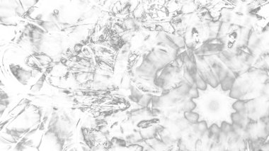 Fantezi kaotik renkli fraktal desen. Soyut Fraktal şekiller. 3D render resimde arka plan veya duvar kağıdı