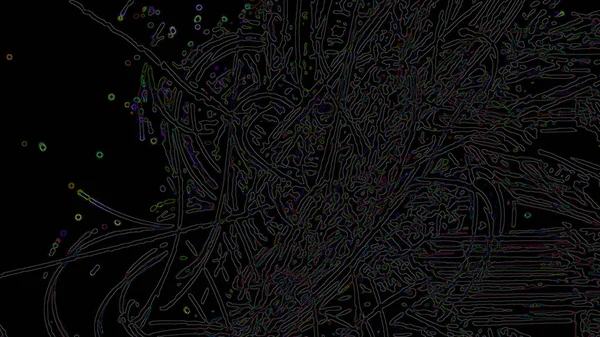 ファイナルファンタジー カオスのカラフルなフラクタル パターン。フラクタル図形を抽象化します。3 d レンダリング図背景や壁紙 — ストック写真