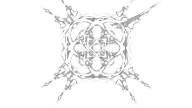 Fantezi kaotik renkli fraktal desen. Soyut Fraktal şekiller. 3D render resimde arka plan veya duvar kağıdı