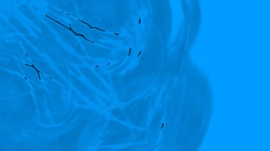 Fantezi kaotik renkli fraktal desen. Soyut Fraktal şekiller. 3D render resimde arka plan veya duvar kağıdı