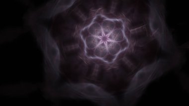 Fantezi kaotik renkli fraktal desen. Soyut Fraktal şekiller. 3D render resimde arka plan veya duvar kağıdı