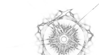 Fantezi kaotik renkli fraktal desen. Soyut Fraktal şekiller. 3D render resimde arka plan veya duvar kağıdı